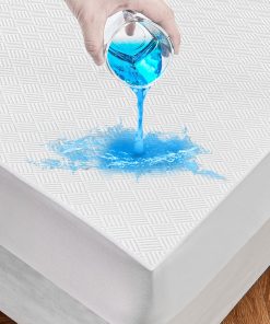 Protector de Colchón Impermeable Tamaño King Size, Tejido