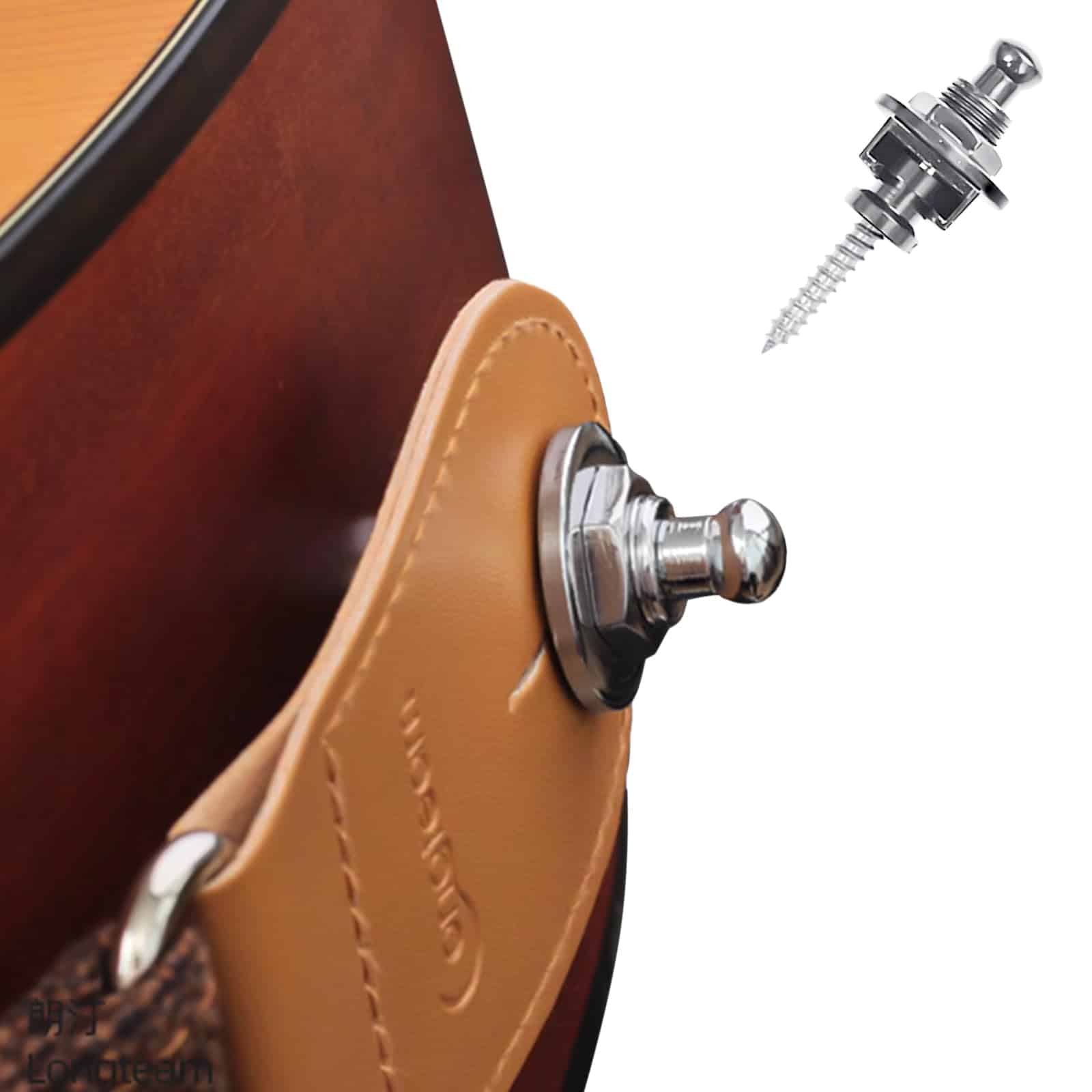 Sistema de Correa y Botones de Seguridad para Guitarra - Imagen 5