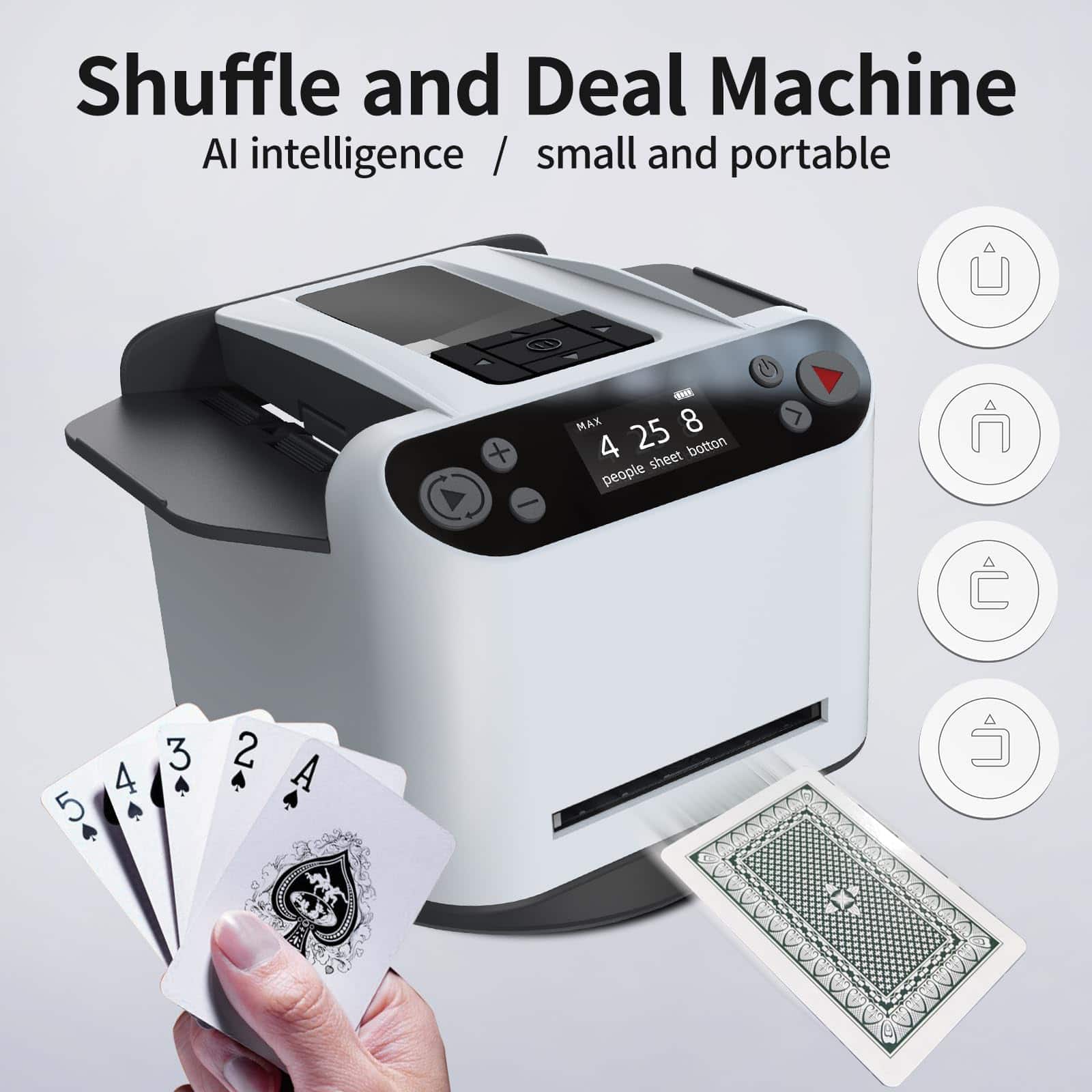 Barajadora automática y máquina repartidora 2 en 1 - Imagen 3