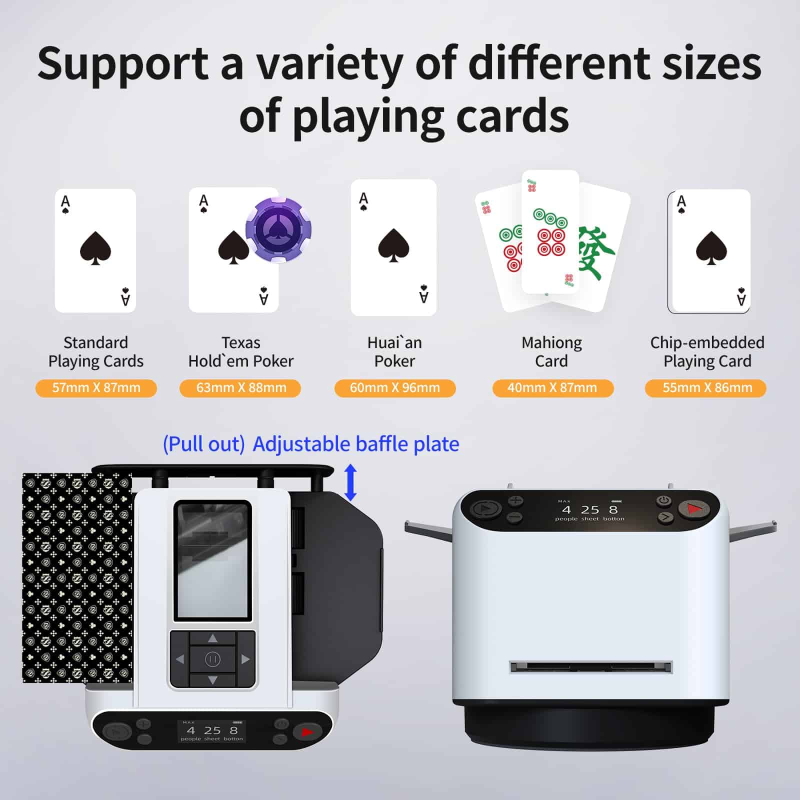 Barajadora automática y máquina repartidora 2 en 1 - Imagen 8