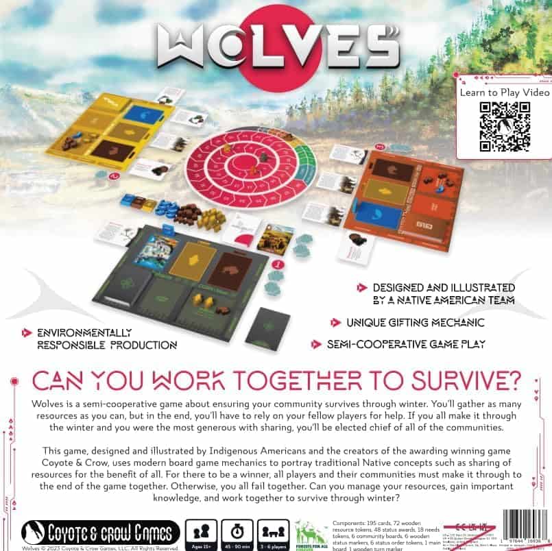 Wolves by Coyote & Crow LLC – Juego de Mesa de Estrategia - Imagen 6