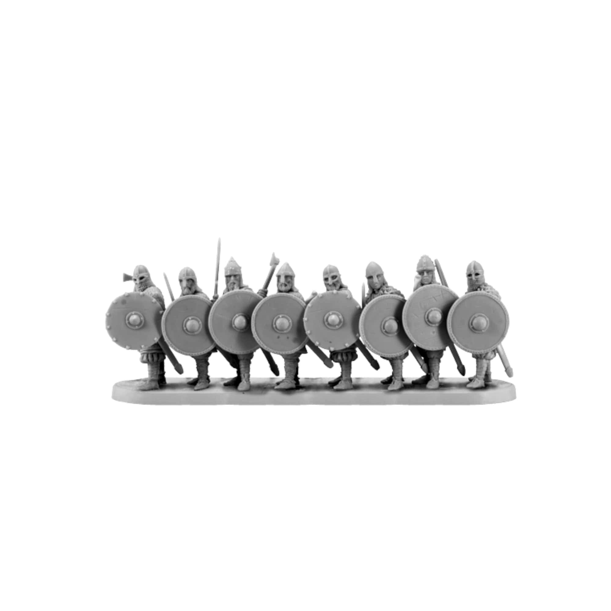 Set de 8 Vikingos Escudo. Miniaturas de 28 mm. Ideal para