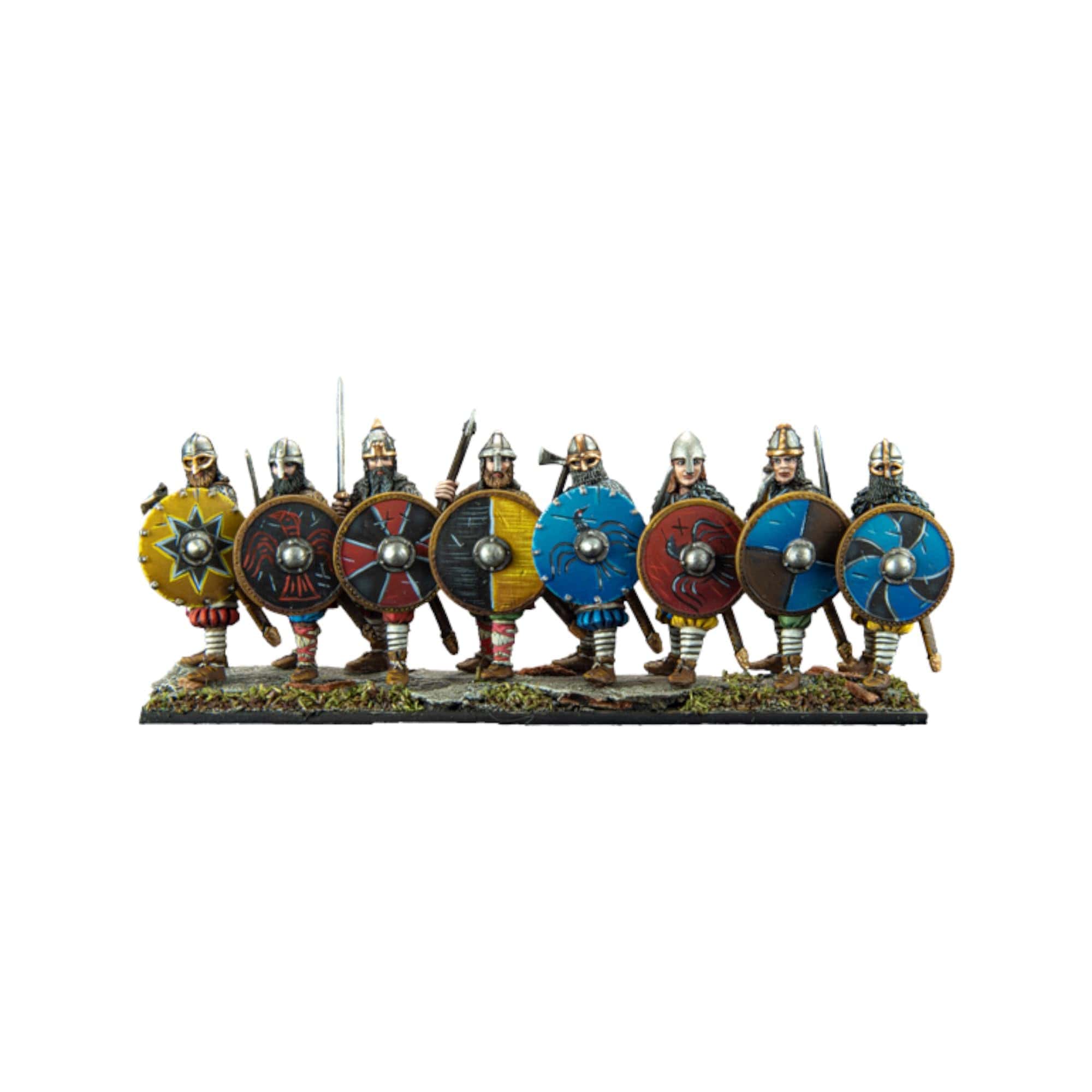 Set de 8 Vikingos Escudo. Miniaturas de 28 mm. Ideal para - Imagen 3