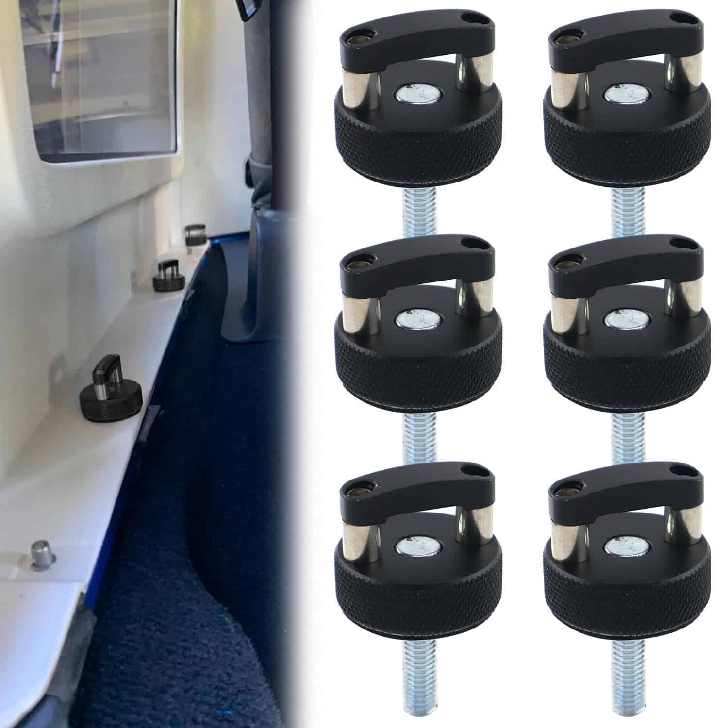 Broche de liberación rápida de aluminio para techo duro - Imagen 5