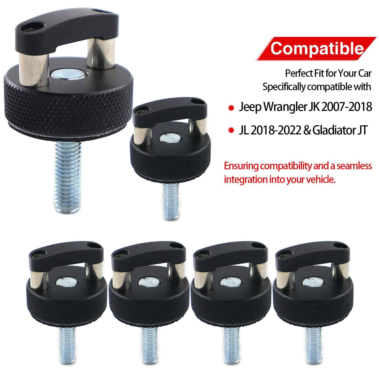 Broche de liberación rápida de aluminio para techo duro - Imagen 3