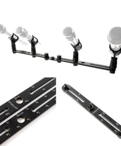 Soporte de micrófono en barra de espaciado de arreglo