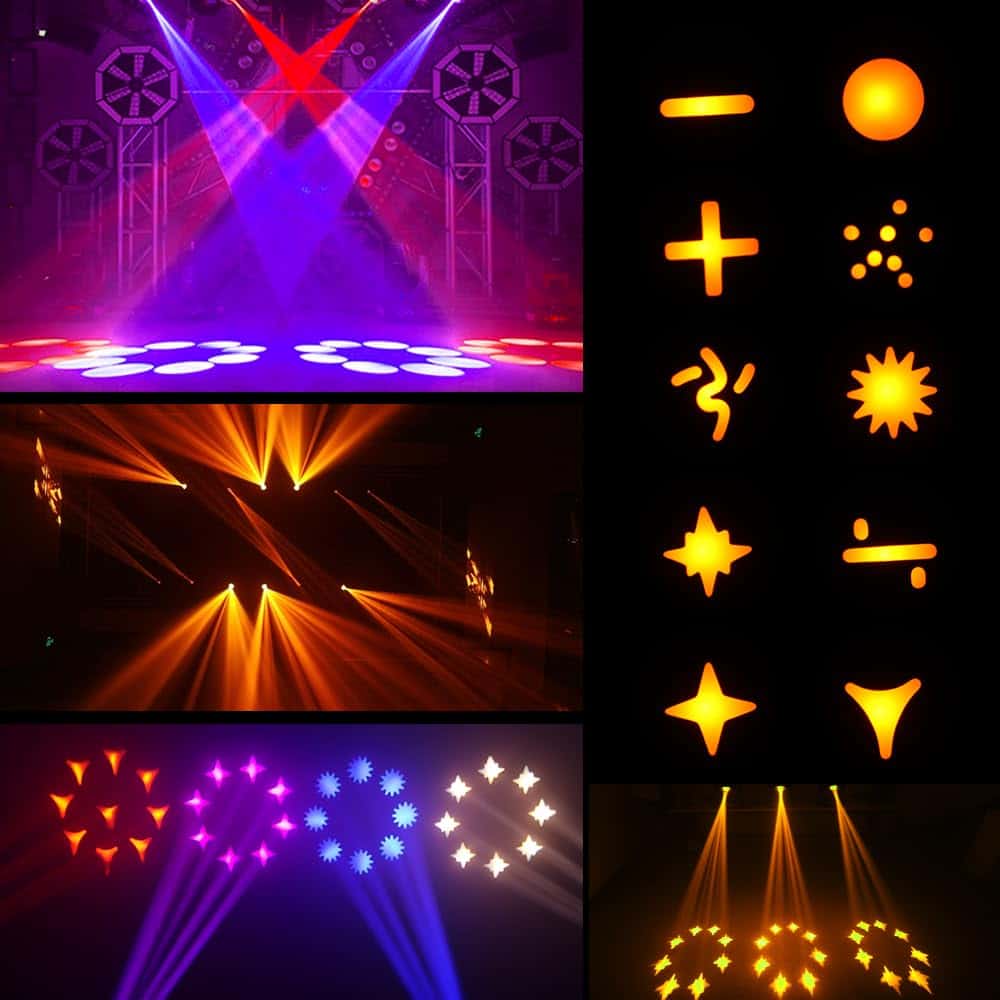 Luces DJ de Cabeza Móvil Betopper 260W 12-CH DMX 8-Facet - Imagen 5