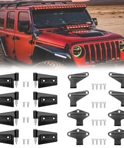 Kit de Ensamblaje de Bisagras de 4 Puertas Compatible con