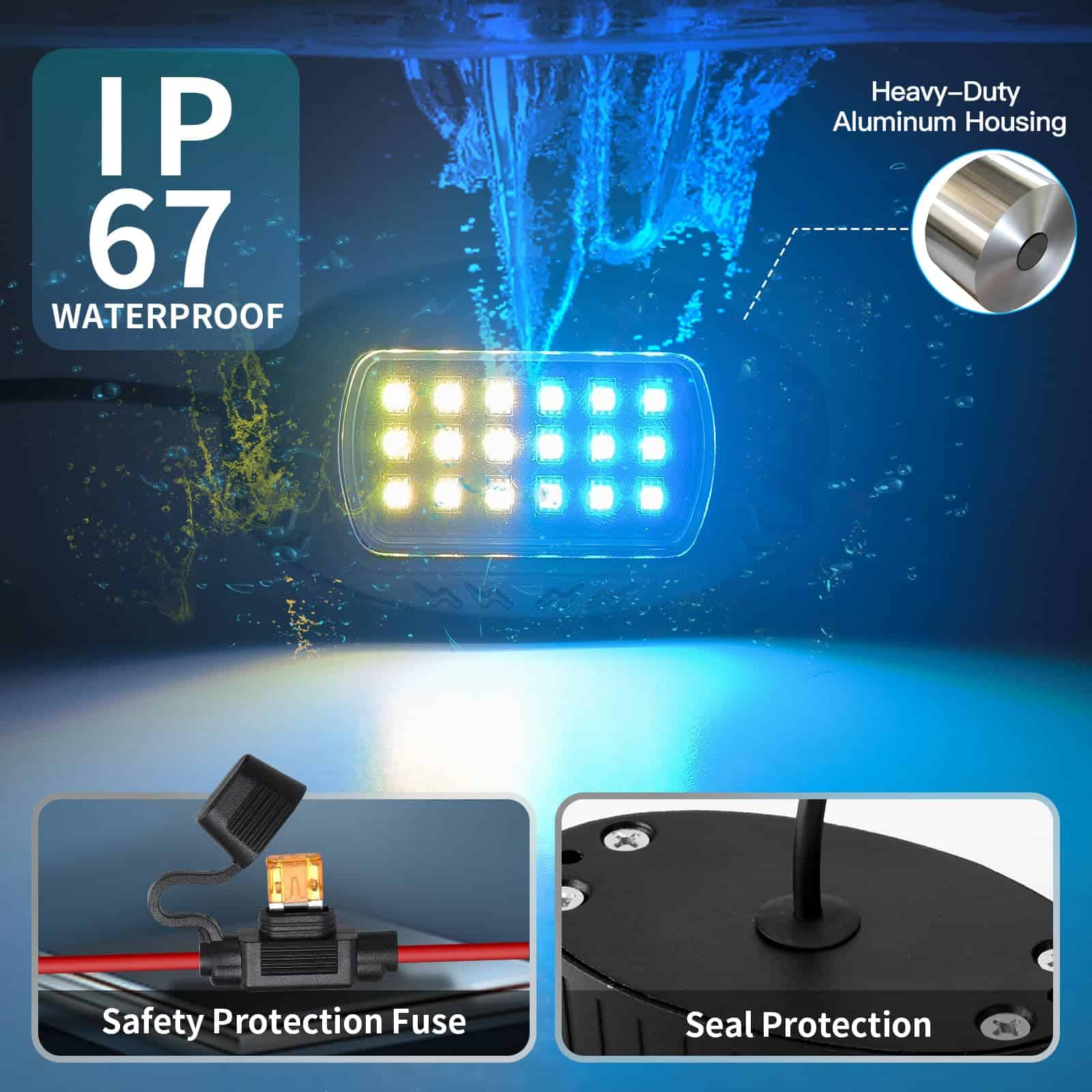 12Pods Luces de Roca de Metal Dreamcolor RGB-IC con Control - Imagen 5