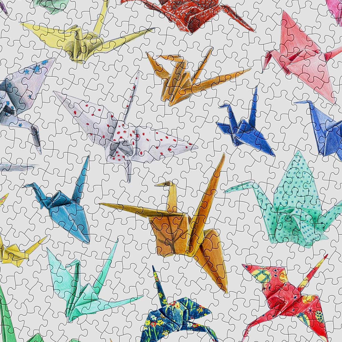 Rompecabezas de grullas de Cloudberry para adultos, edición - Imagen 7