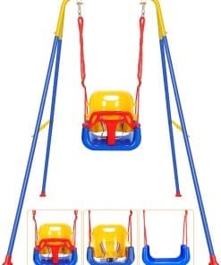 Columpio para Bebés y Niños de 3 en 1 con 4 Bolsas de