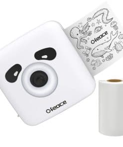 Impresora de Etiquetas Mini Ofeace con Papel, Impresora