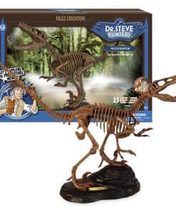 Kit de Modelo de Esqueleto de Velociraptor Geoworld -