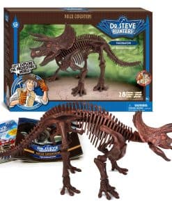 Kit de Modelo de Esqueleto de Triceratops Geoworld -