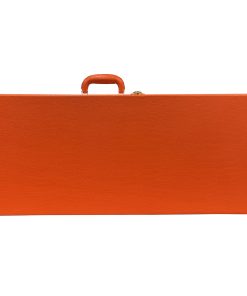 Estuche rígido cuadrado para guitarra -Naranja