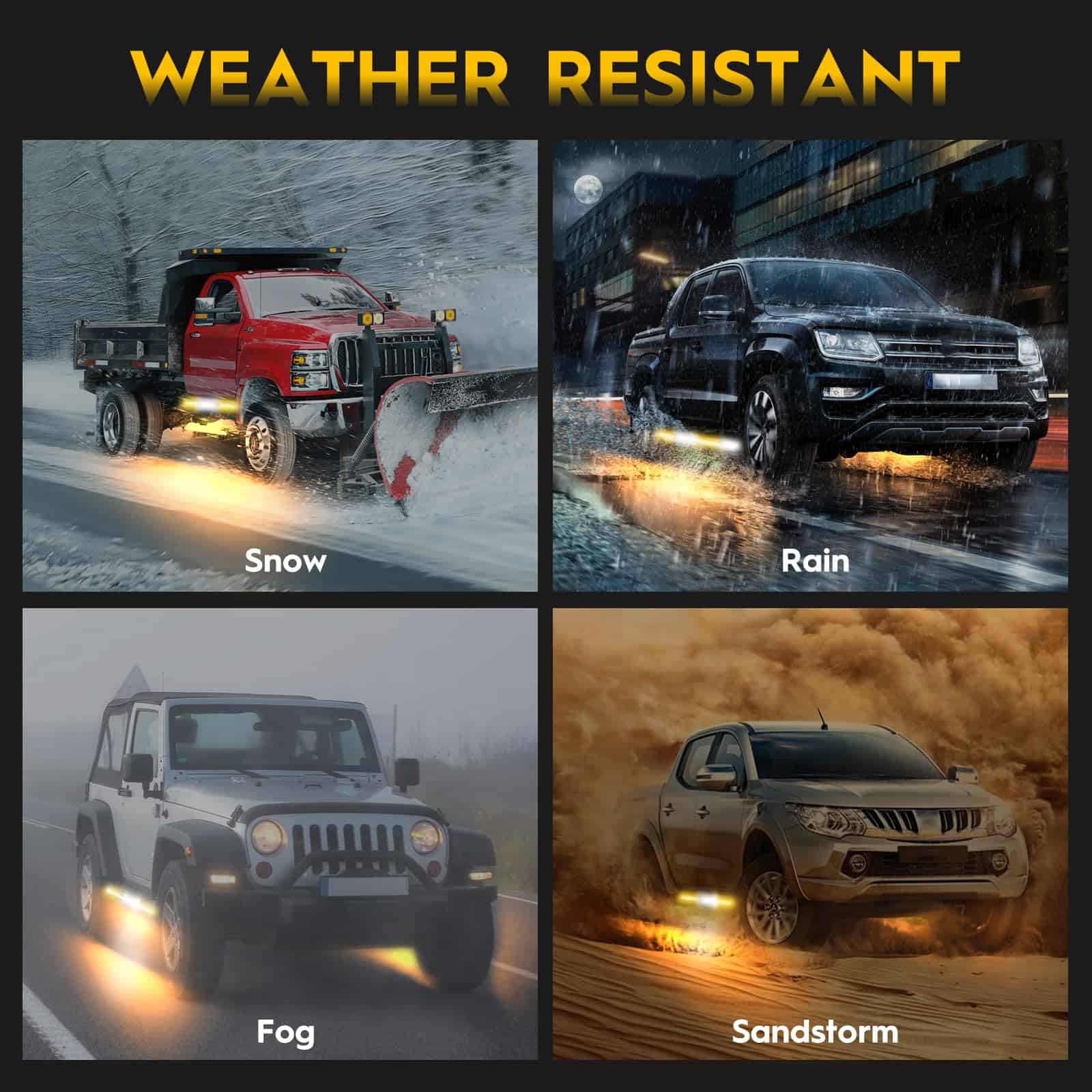 PDSIYWKM 2PCS 70 pulgadas Tiras de Luces de Emergencia 864 - Imagen 6