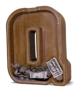 Alcancía de Letra de Madera JOOMLAFLY para -estivales