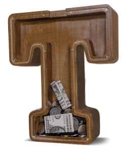 Alcancía de Madera con Letra JOOMLAFLY para -estivales