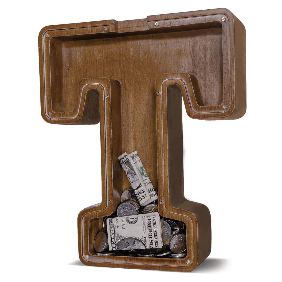 Alcancía de Madera con Letra JOOMLAFLY para -estivales