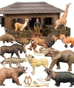 BEJARM Exciting Large Wild Animal Farm Barn Figures