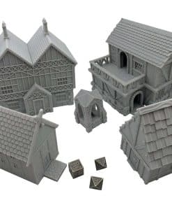 HAUTICO Escenario de Casas de Pueblo y Aldeas, Paisaje de