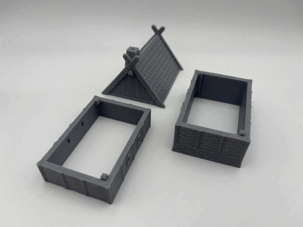 Escena de Casas de Pueblos y Aldeas HAUTICO, Paisaje de - Imagen 7