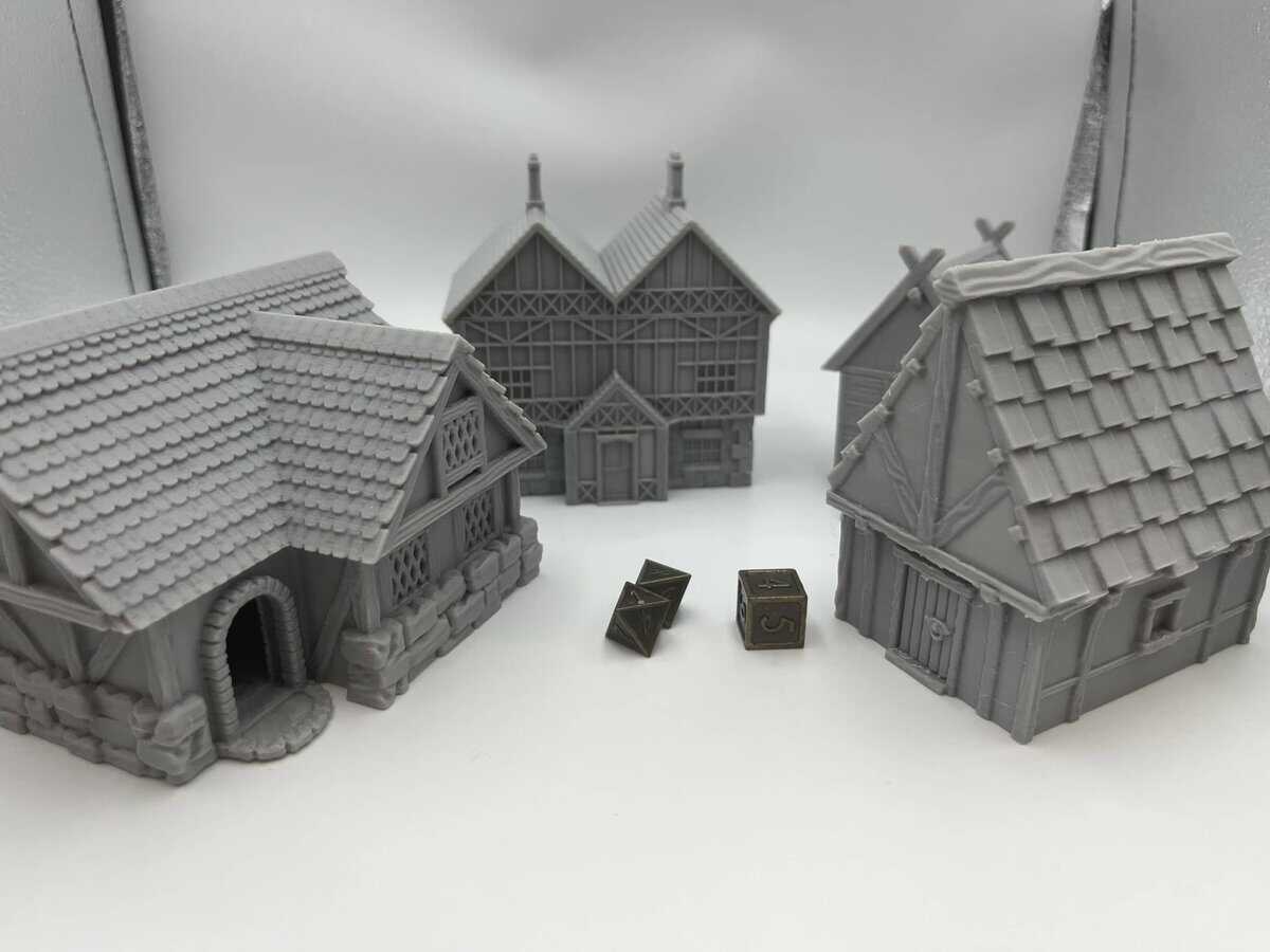 Escena de Casas de Pueblos y Aldeas HAUTICO, Paisaje de - Imagen 8