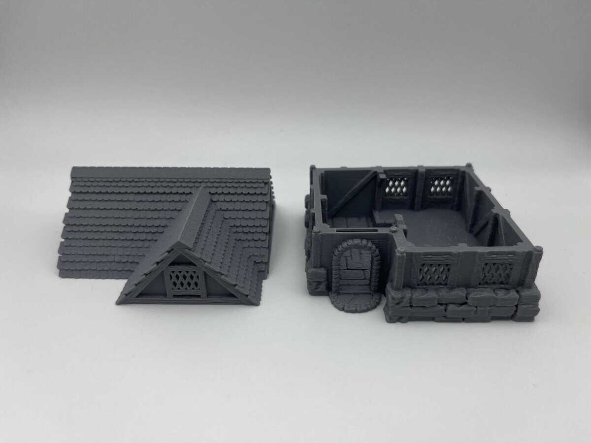 Escena de Casas de Pueblos y Aldeas HAUTICO, Paisaje de - Imagen 4