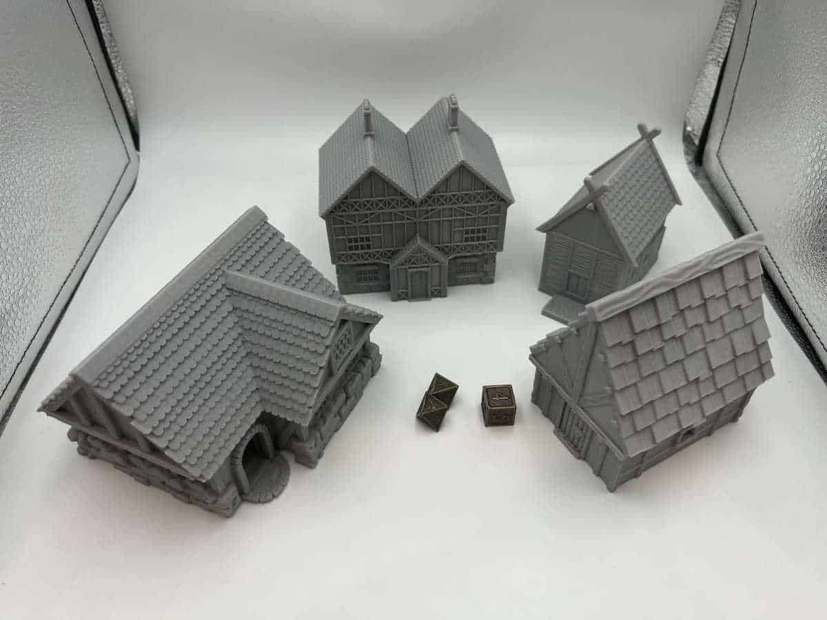 Escena de Casas de Pueblos y Aldeas HAUTICO, Paisaje de - Imagen 3