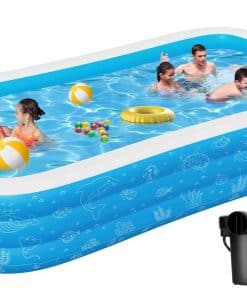 Piscina Inflable azamine con Bomba - 130"x 72" x 22"