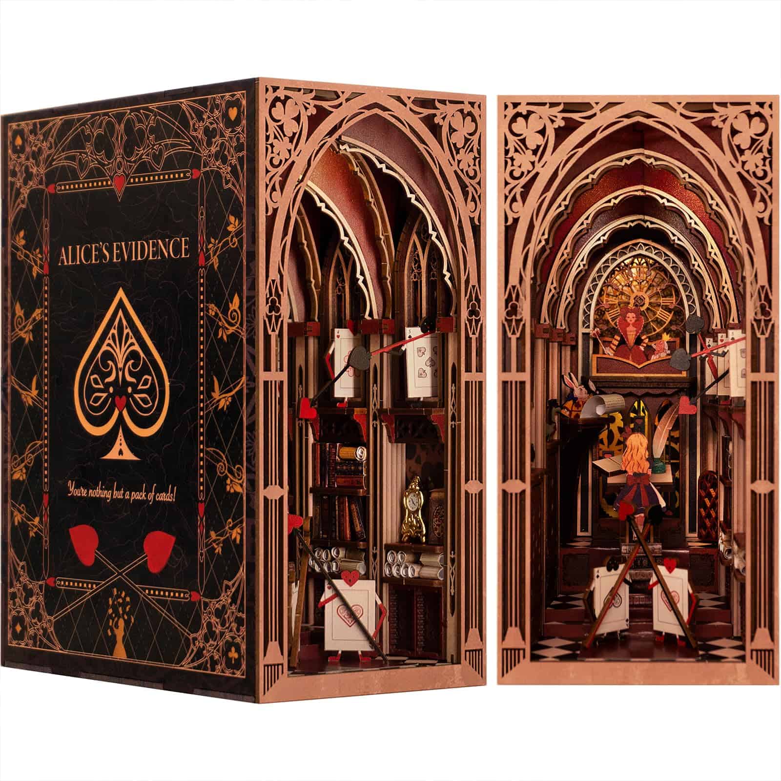 Kit de DIY para Nook de Libros CCCDF, Kit de Casa de