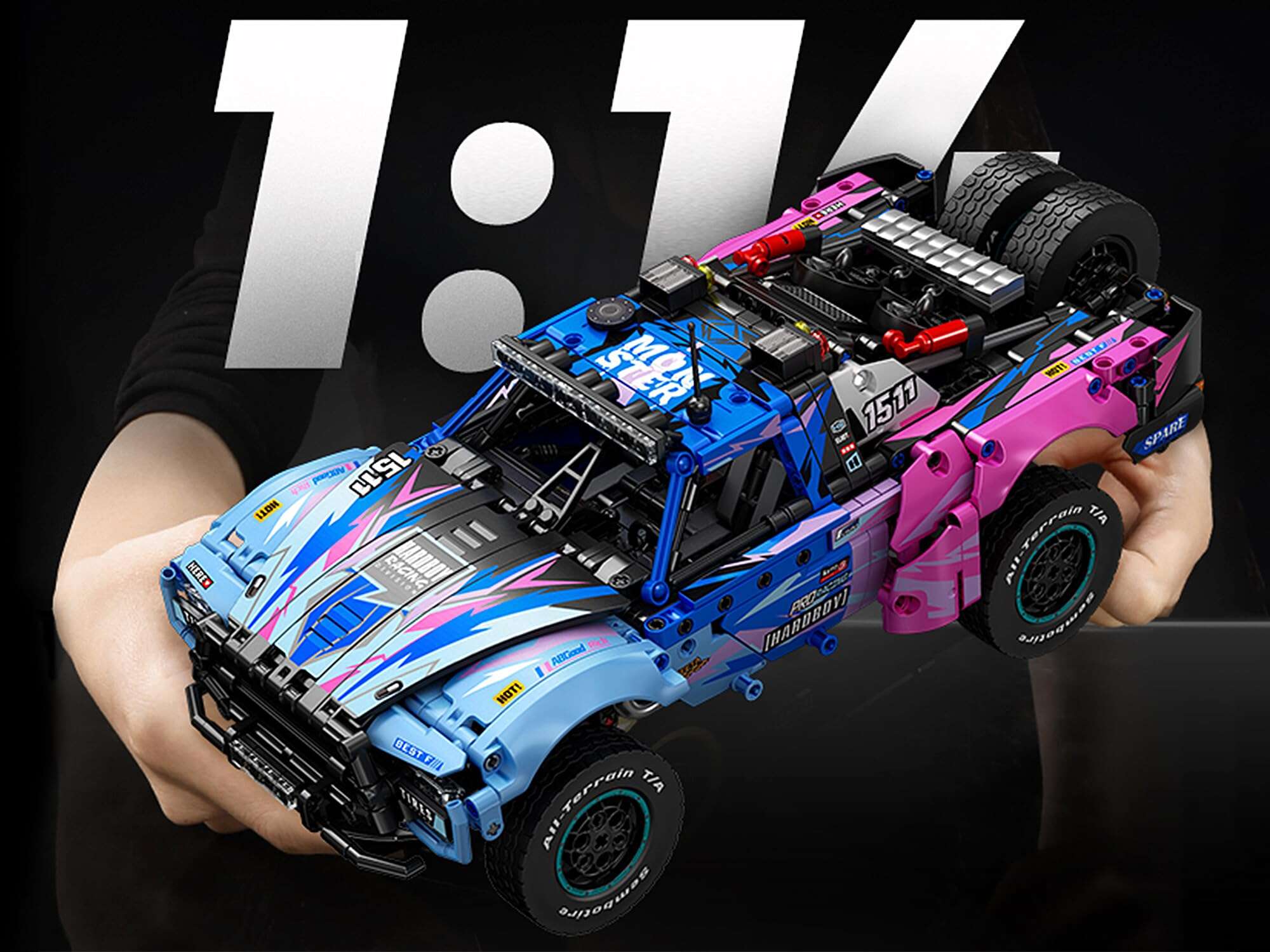 Modelo de Coche de Construcción Todoterreno RC Technic, Kit - Imagen 5