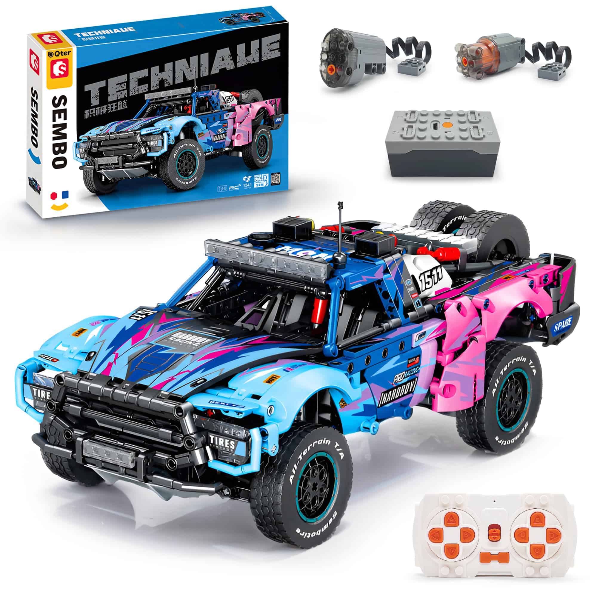 Modelo de Coche de Construcción Todoterreno RC Technic, Kit