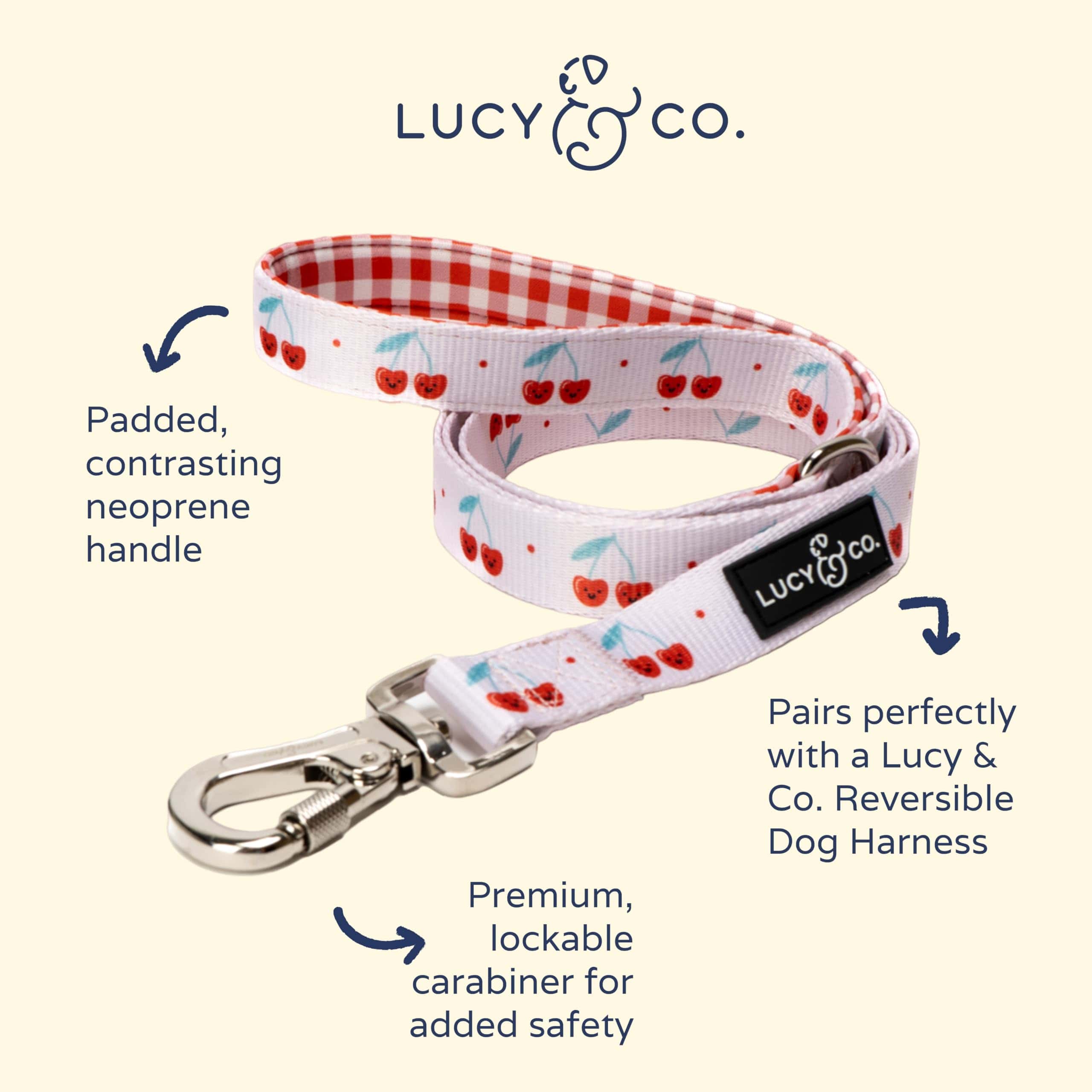 Correa para perros Lucy & Co. Cheery Cherries - Para perros - Imagen 3