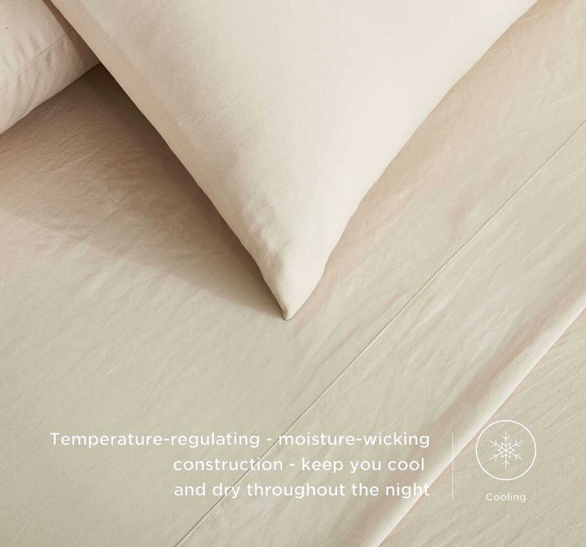 Juego de Sábanas California King Size Stone Washed Chezmoi - Imagen 4