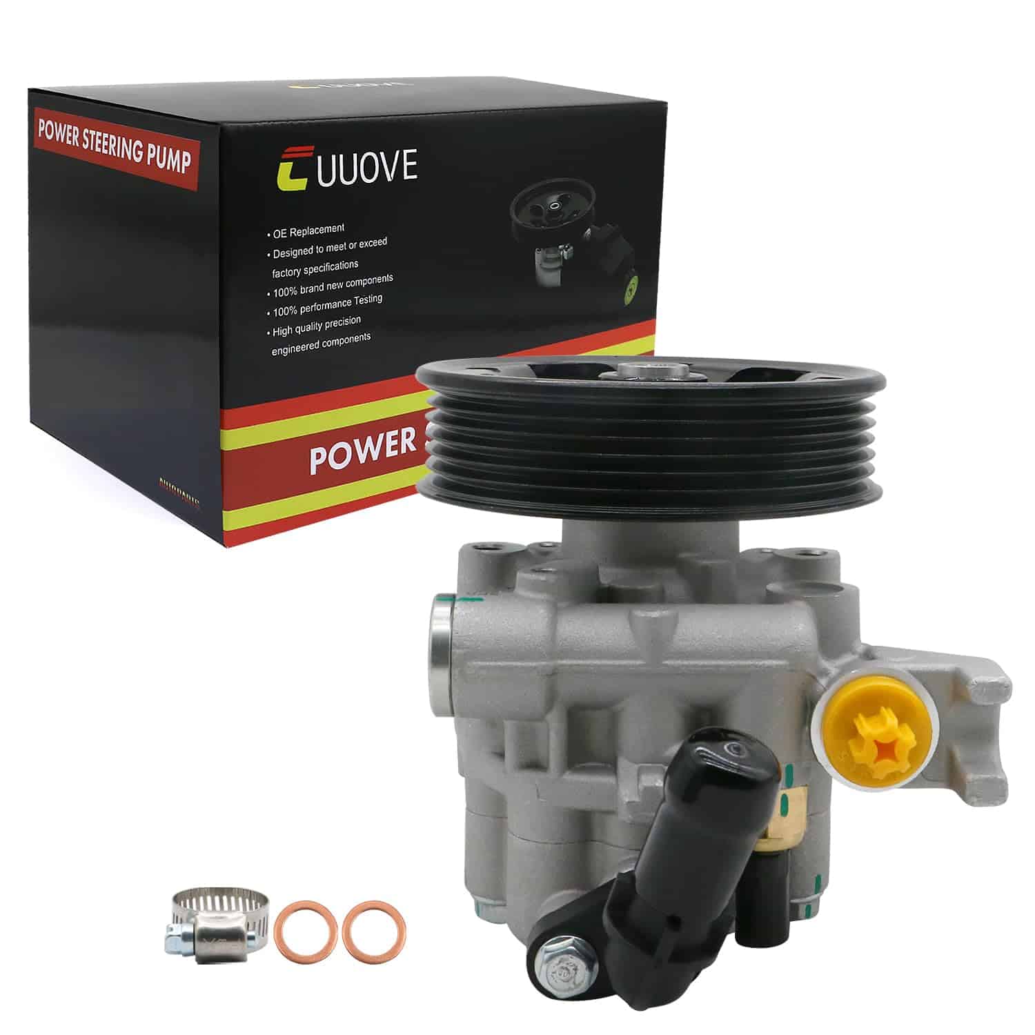 Bomba de dirección asistida Cuuove con polea para Subaru