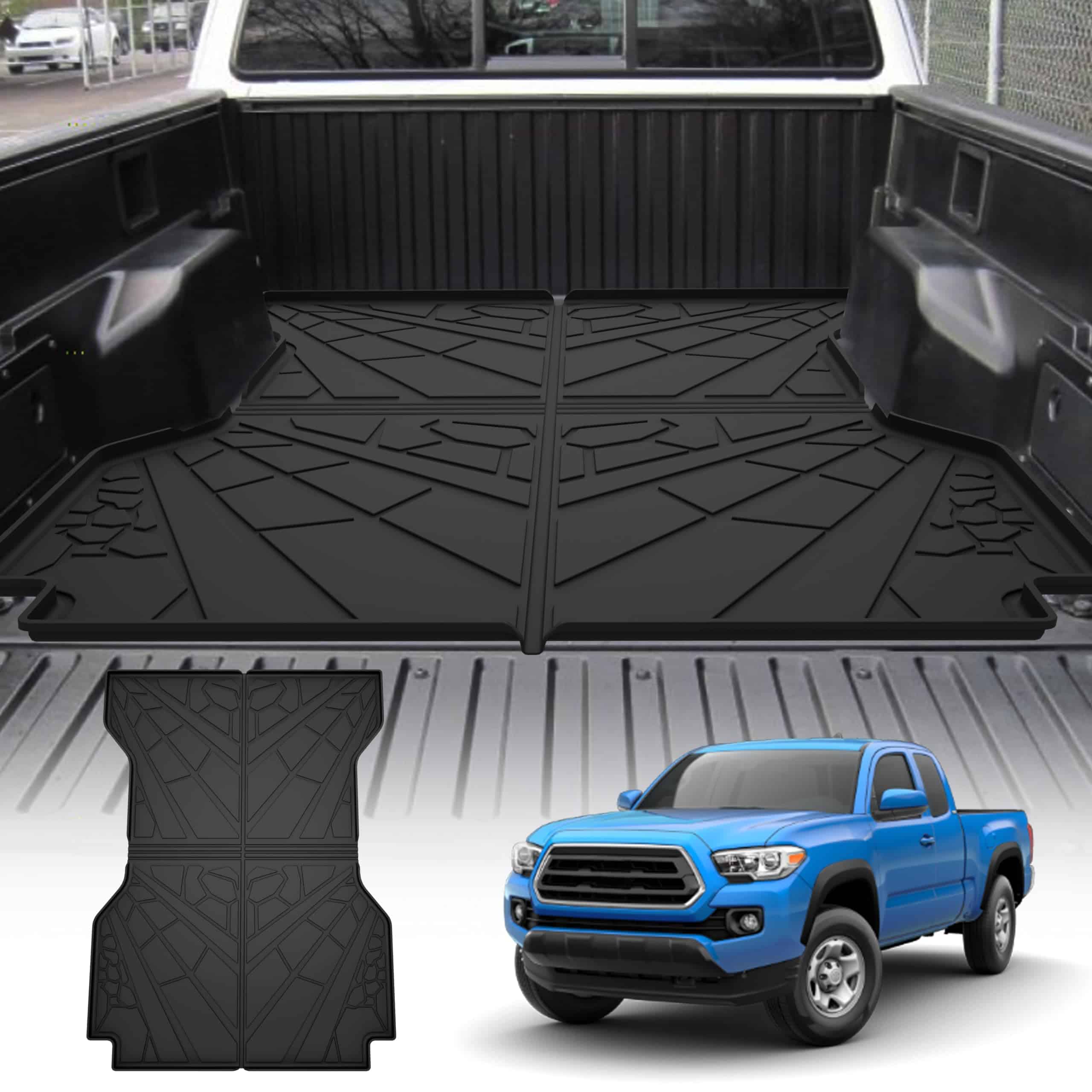 Tapete de carga para cama de Toyota Tacoma Crew/Double Cab