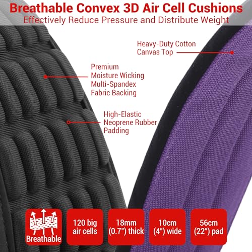 Correa para guitarra y bajo Amumu AIRAFT - 4" ultra ancha, - Imagen 4