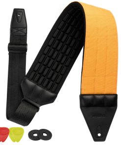 Correa para Bajo y Guitarra AMUMU AIRAFT - 4" - Amarillo