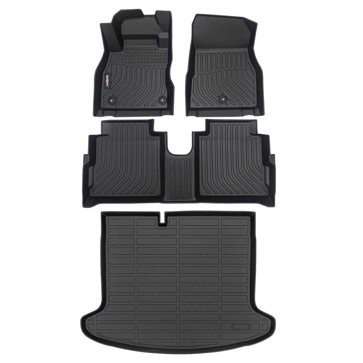 GINOWY - Juego de tapetes y forro de carga para Nissan