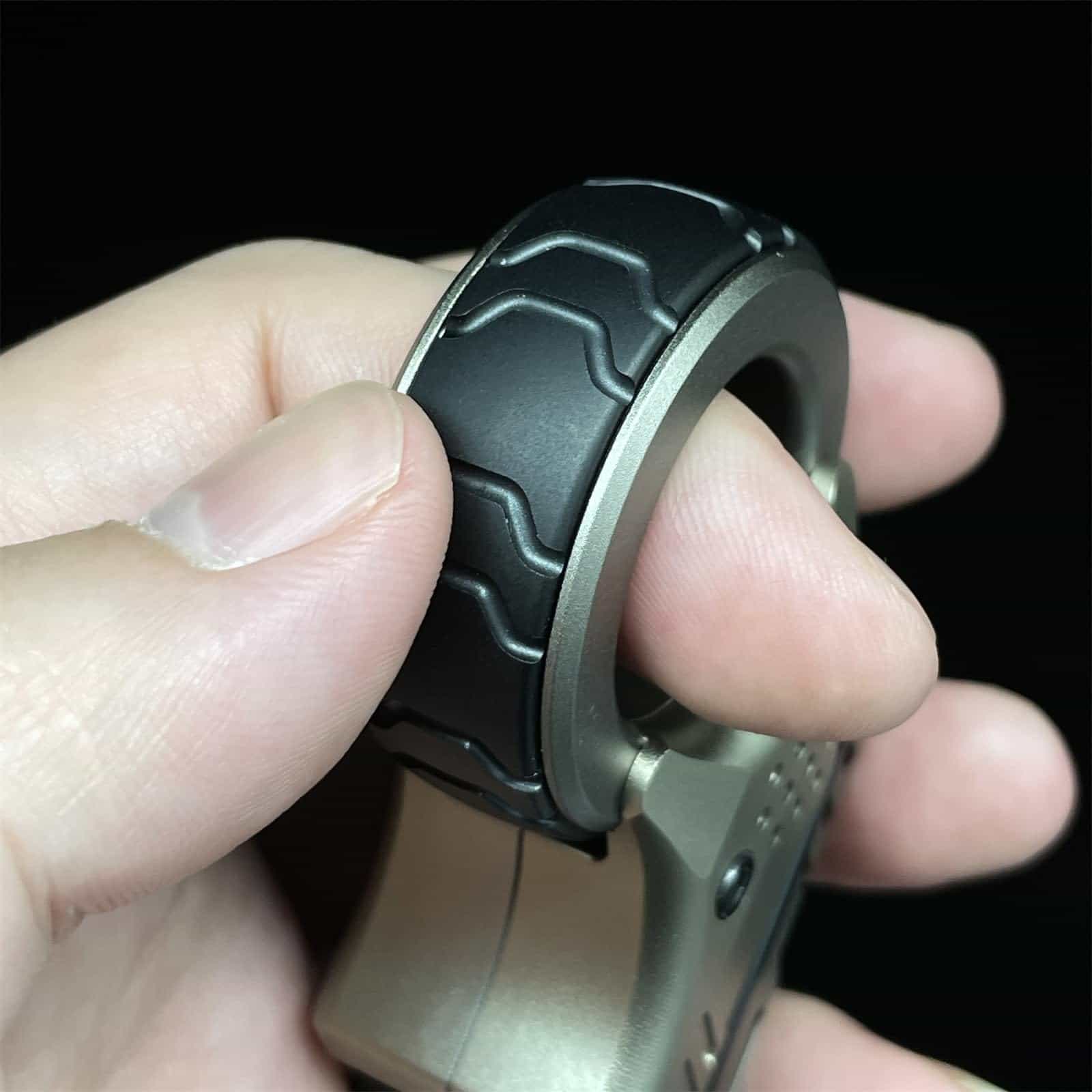Anillo Fidget Slider de Rueda de Trinquete de Aleación Zoom - Imagen 7