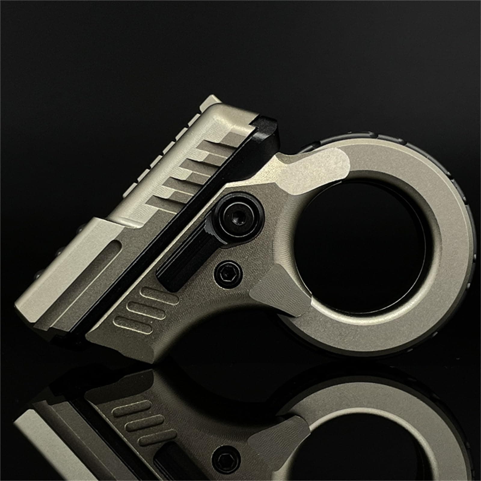 Anillo Fidget Slider de Rueda de Trinquete de Aleación Zoom - Imagen 5