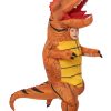 Disfraz Inflable de Dinosaurio Talla Infantil (Marrón, 5 a