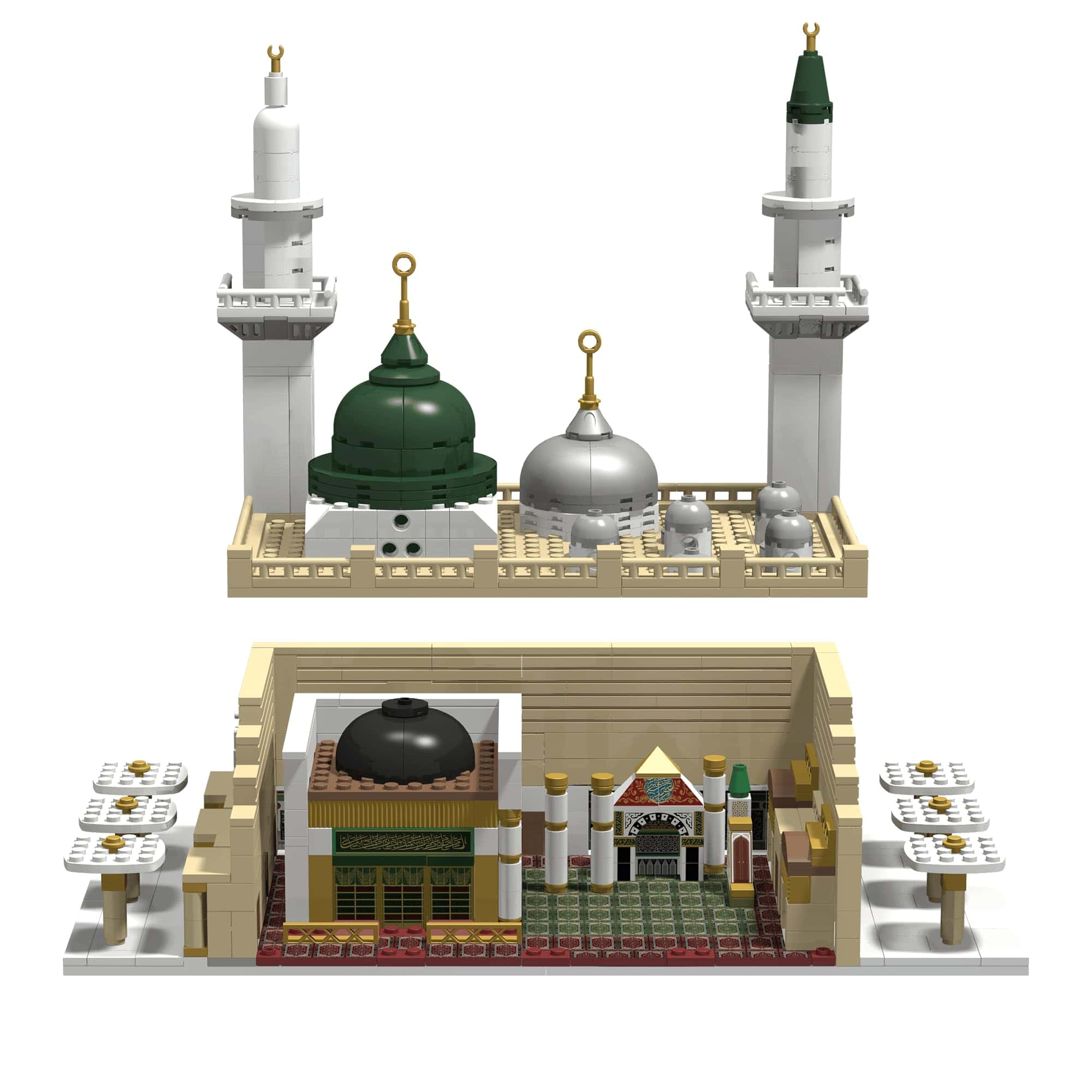 DEENBLOCKS™ Masjid an Nabawi | Set de bloques educativos - Imagen 4