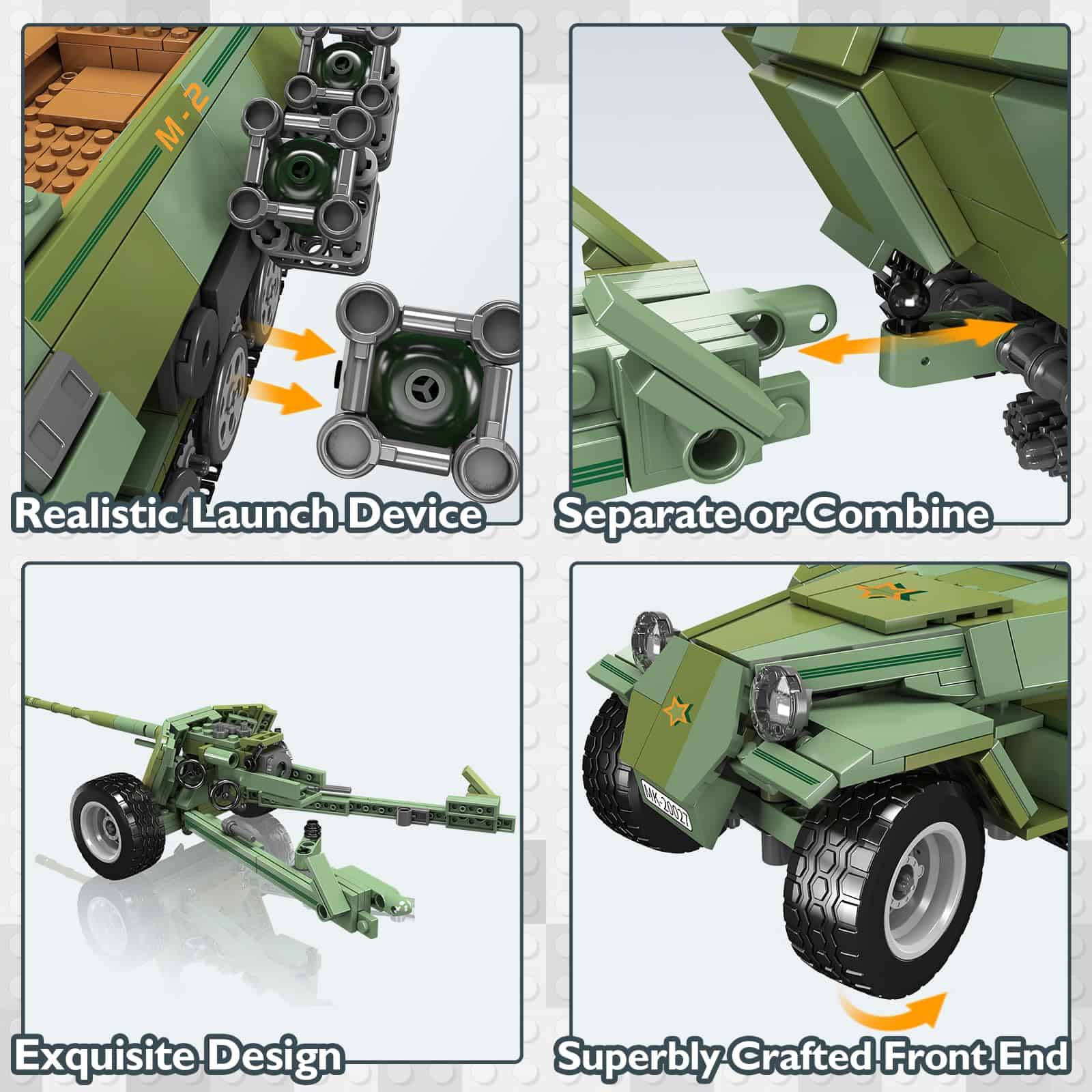 JMBricklayer Set de Construcción Clásico de la Segunda - Imagen 5