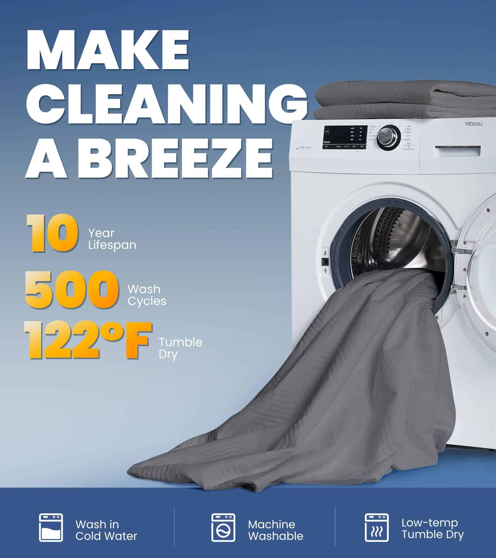 Protector de colchón 100% impermeable con alta -Gris - Imagen 5