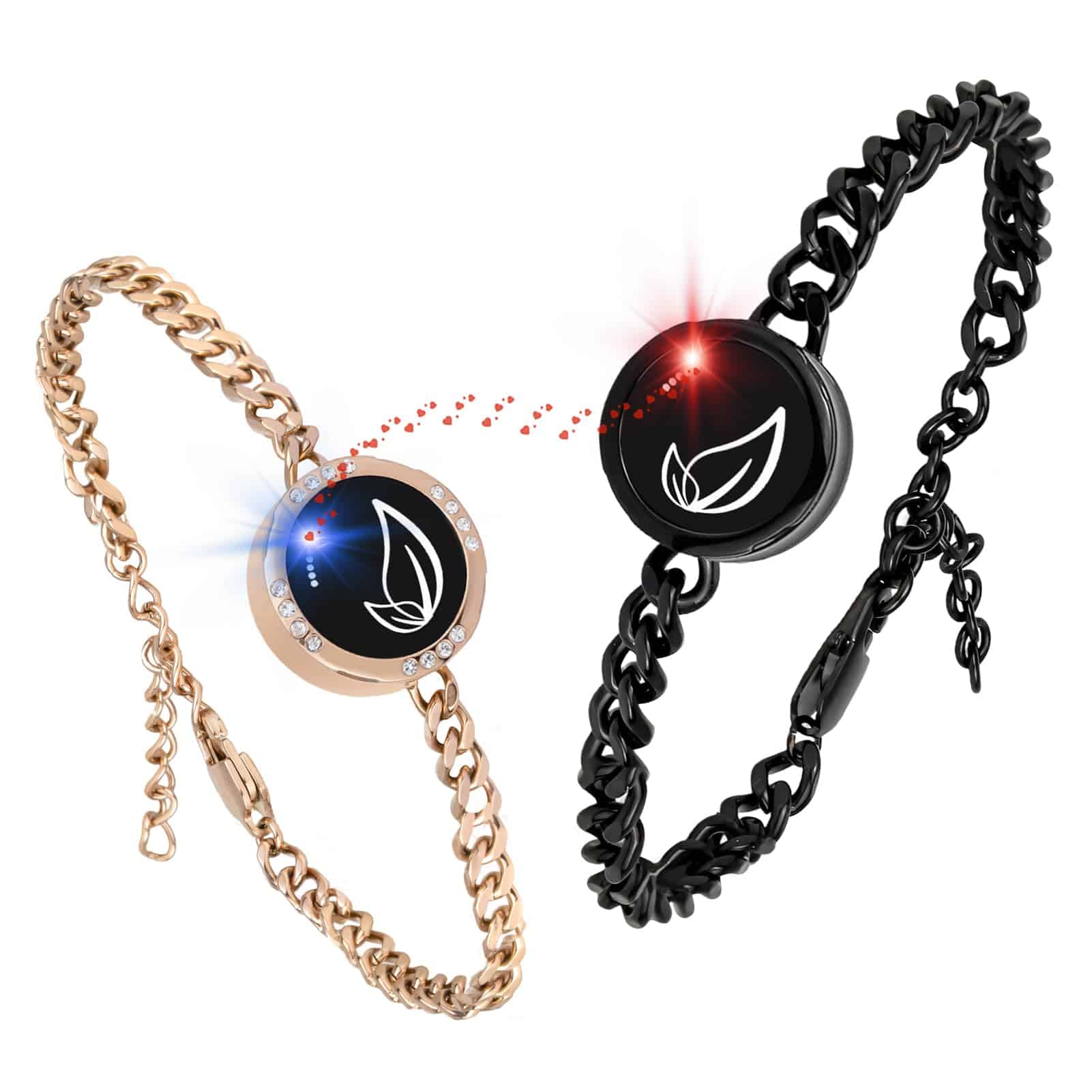 Pulseras de contacto de larga distancia EAOYAO, Pulseras