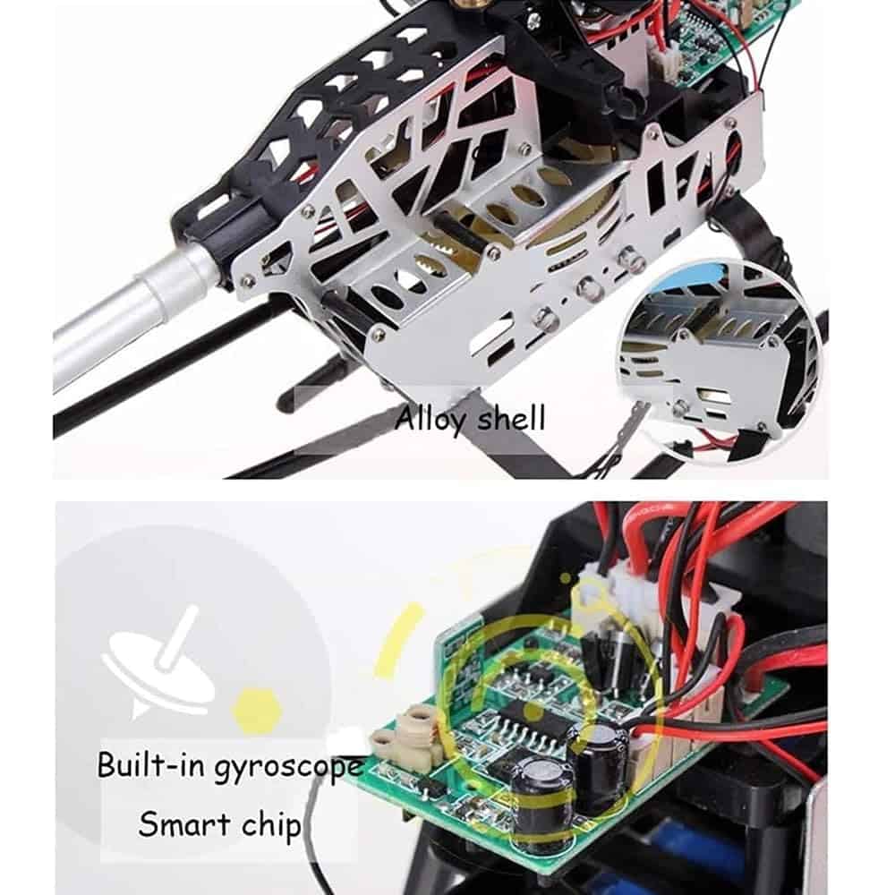 SREJNGL Helicópteros RC Grandes y Duraderos de 3.5 Canales - Imagen 7