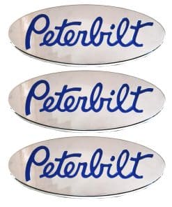 3pcs Placa de Emblema de Nombre Personalizado CNC 6061 Logo