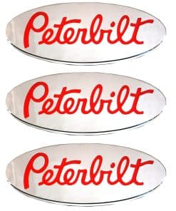 Placa de emblema de nombre personalizado 3pcs CNC 6061 Logo